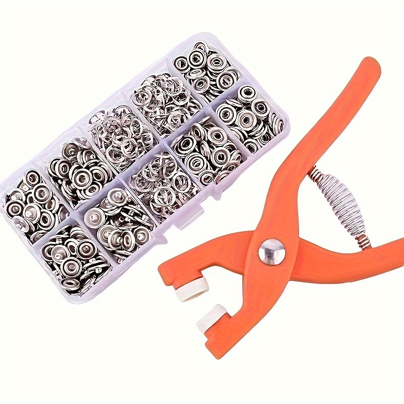 Snap Button Plier - Dikiş İşleri İçin 50 Set Elde