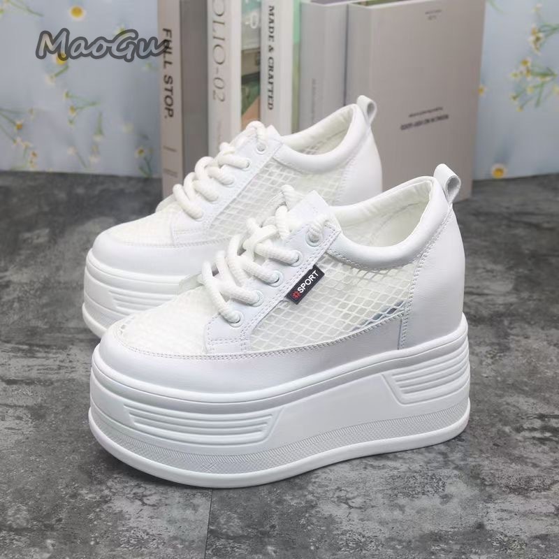 Sewing Cloth - Tenis De Mujer Kadın Örgü Platform