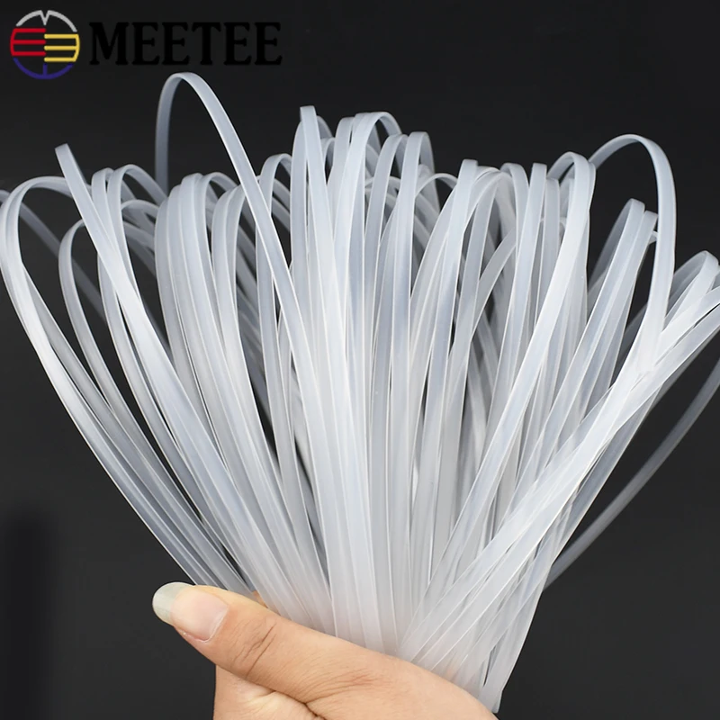 Textile Sewing Support - 10/20M 4-12mm Şeffaf Plastik Şerit Sutyen