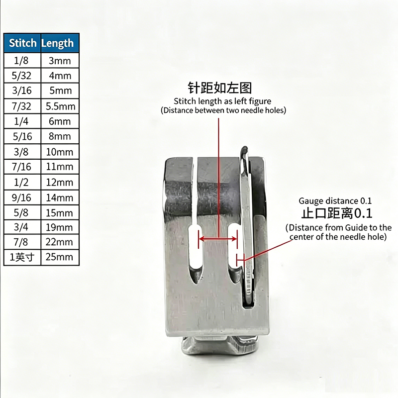 Sewing Machine Needle - Sağ Kenar Kılavuz Baskı Ayağı 0.1