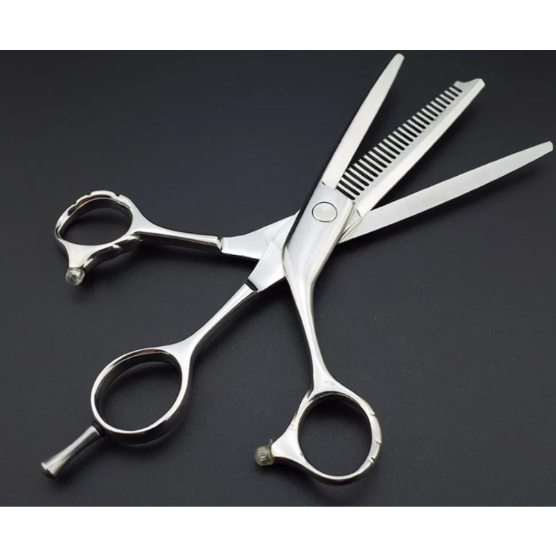 Pinking Shear Blade - 6 inç Üç Bıçaklı Profesyonel Saç
