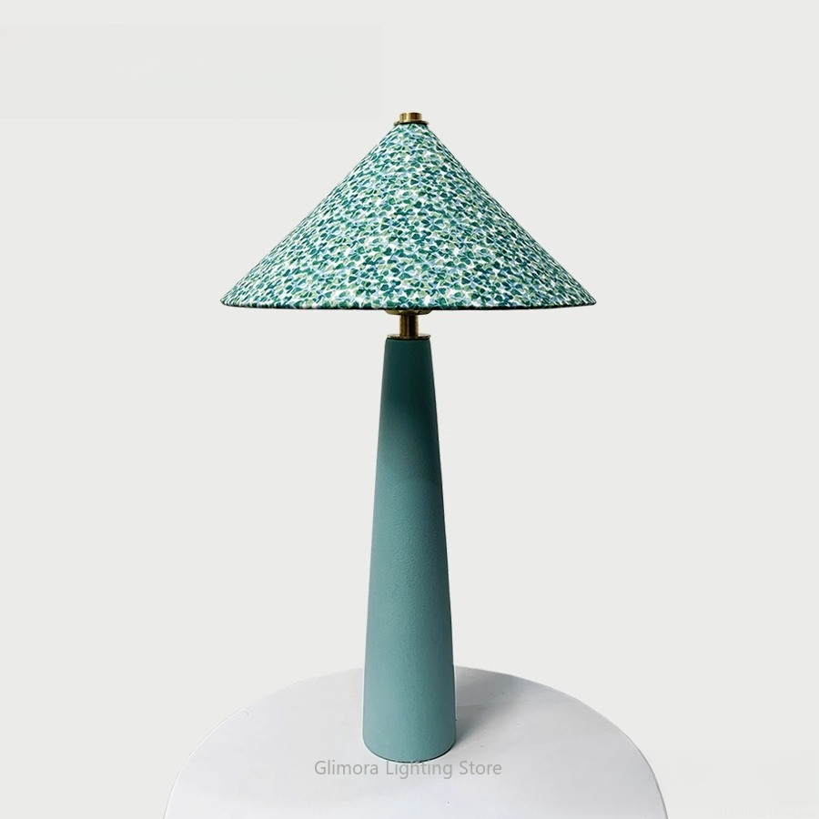 Century Textile & Sewing Supply Reviews - Teal Şemsiye Şeklinde Masa Lambası: Orta