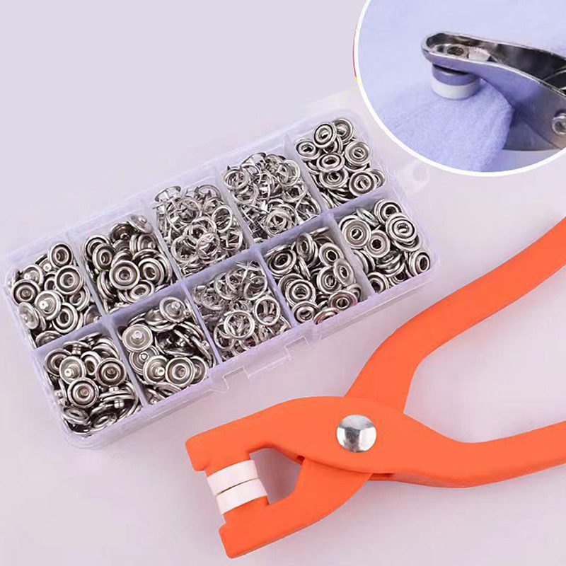 Snap Button Plier - 50 adet pense aleti metal dikiş