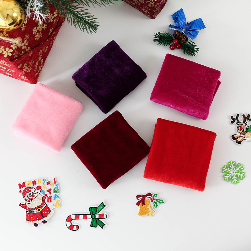 5 adet 50x50cm düz renk kadife - Sewing Velvet Fabric incelemesi ve fiyatı