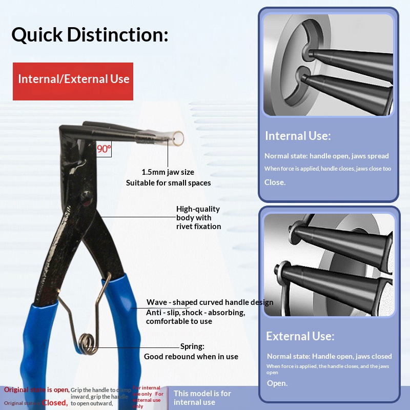 HOMEFISH 90 Derece Bükülmüş Uz - Snap Button Plier incelemesi ve fiyatı