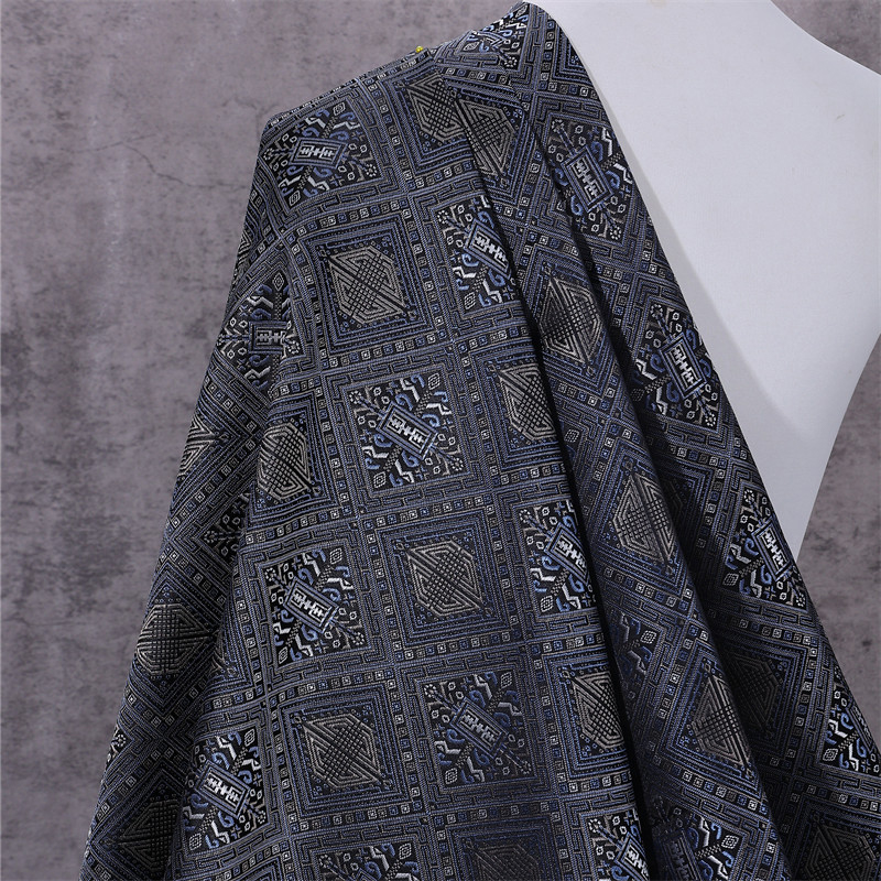 Çin Tarzı Jakarlı Brokar Ipek  - Sewing Fabric incelemesi ve fiyatı