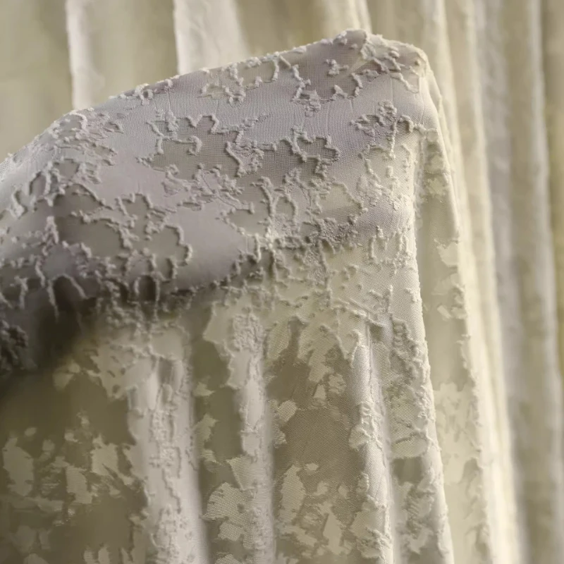 Kayısı Örgü Kumaş Çiçek Doku E - Vintage Sewing Textile incelemesi ve fiyatı