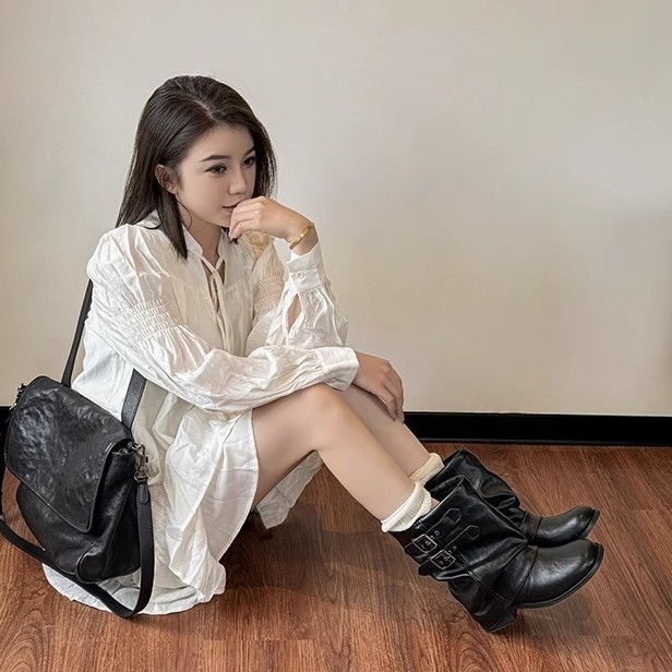 Kadın kısa botları 2025 sonbah - Sewing Nylon incelemesi ve fiyatı