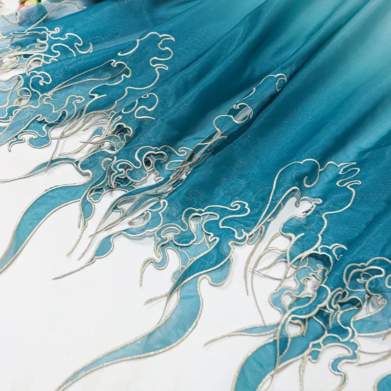 Çin Tarzı Nakış Lotus Yaprağı  - Sewing Fabric incelemesi ve fiyatı