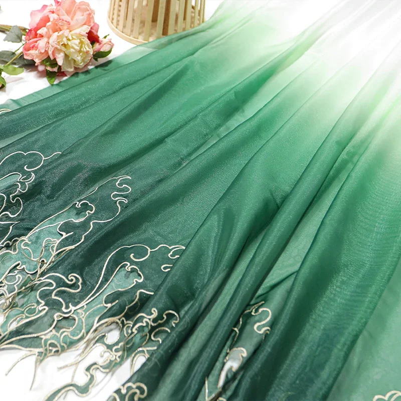 Çin Tarzı Nakış Lotus Yaprağı  - Sewing Fabric incelemesi ve fiyatı