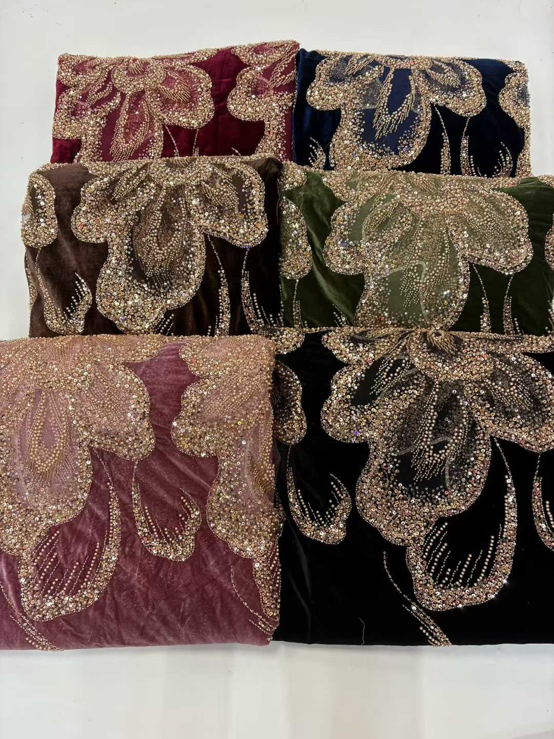 Afrika Kadife Boncuklu Ağır Da - Sewing Velvet Fabric incelemesi ve fiyatı