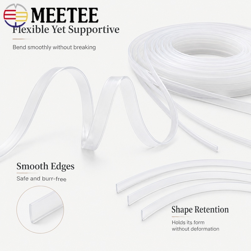 5M 4-12x1.3-2mm Şeffaf Plastik - Textile Sewing Support incelemesi ve fiyatı